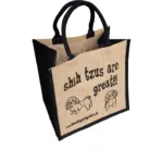 Shih Tzus Are Great Bag - Jute Shopping Bag Gift Dog Breed