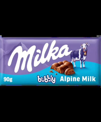 Milka Bubbly Alpine Chocolate Bar