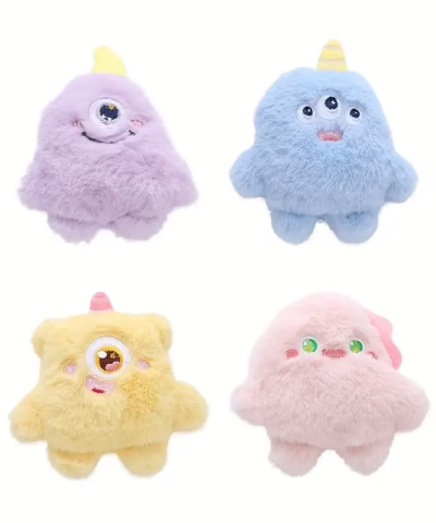 Assorted Crinkle Monster Dog Toy