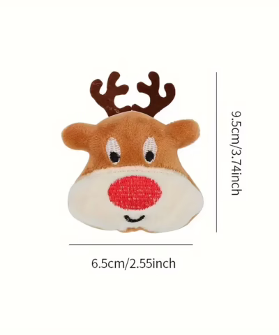 Christmas Reindeer Pet Plush Toy