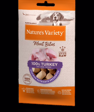Natures Variety Freeze Dried Turkey Treats 20g