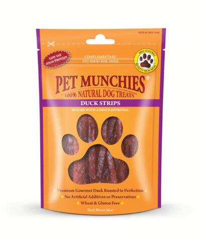 Pet Munchies Duck Strips 90g