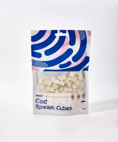 Waita Freeze Dried Cod & Spinach Cubes 30g